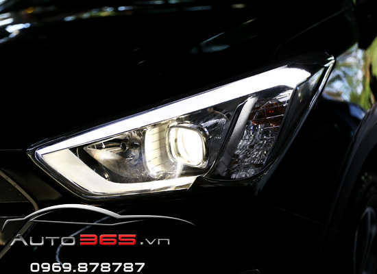 Santafe Nâng Cấp Bi Audi | Xenon - Ballast Osram